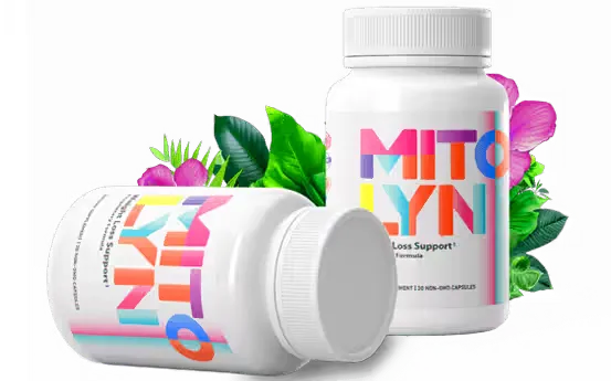 Mitolyn weight loss supplement bottle for fat burning support displayed on official website