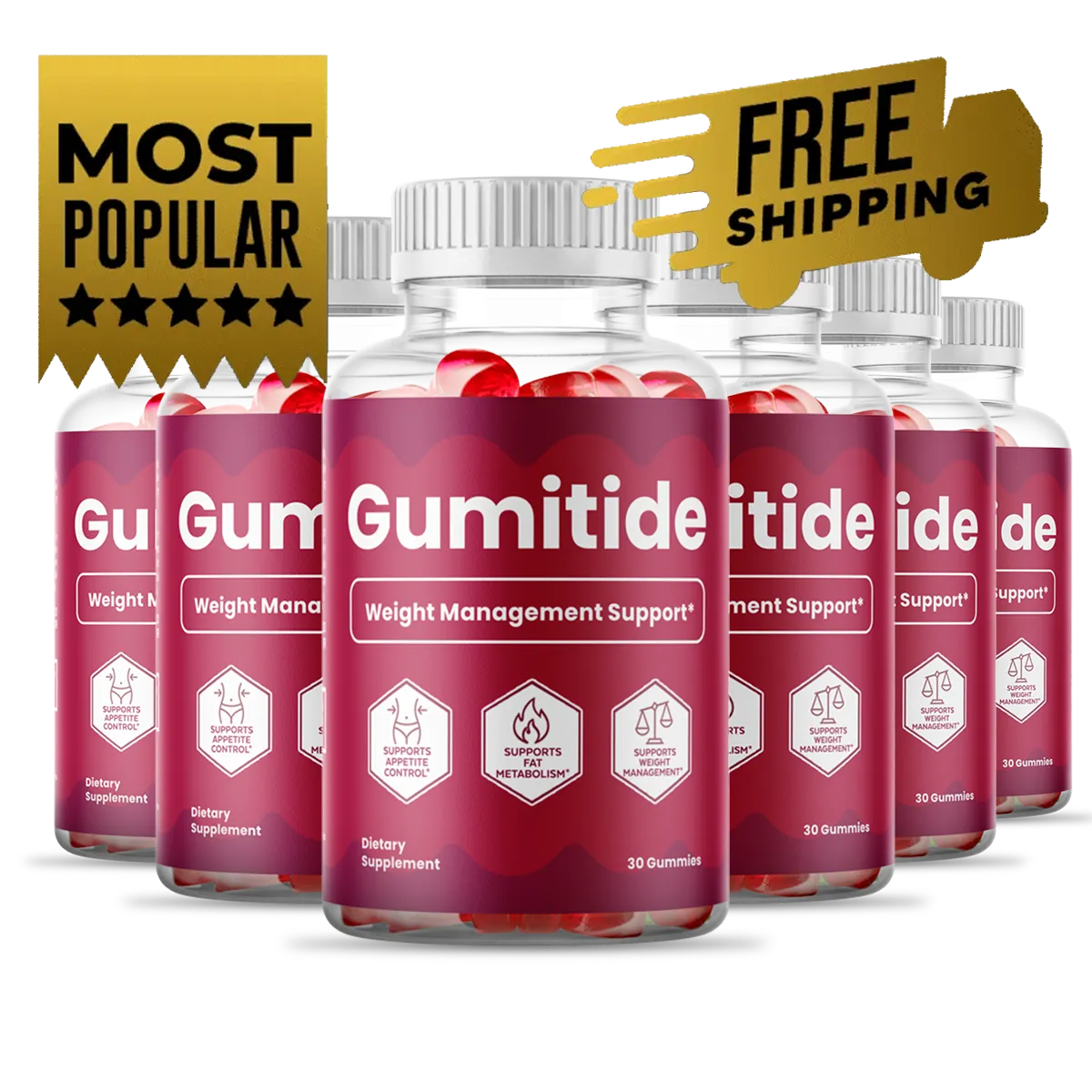 Gumitide 6 bottles pack